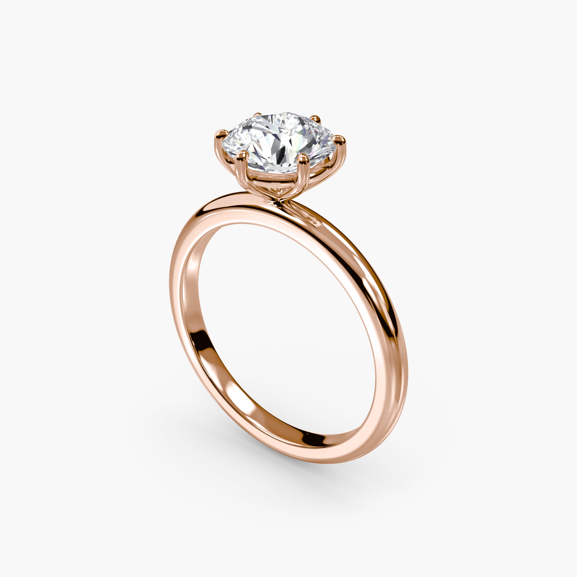 Caterina Solitaire Diamond Ring
