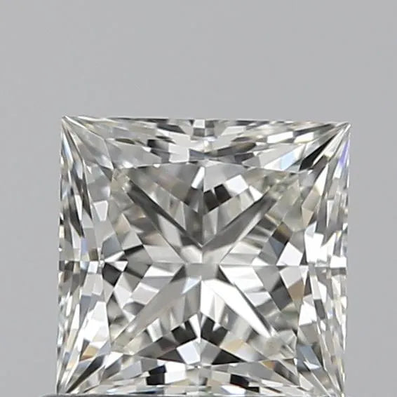 0.70ct Princess Natural Diamond (Colour H, Clarity VVS1, Cut EX, IGI Certified)