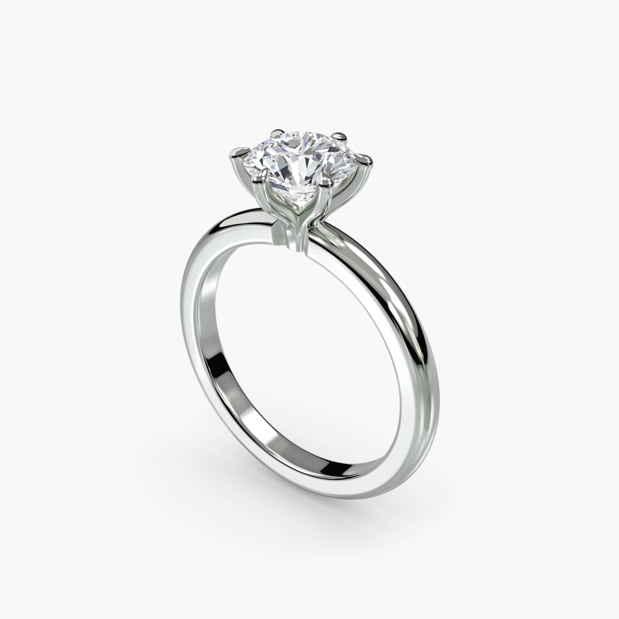 Bianca Solitaire Diamond Ring