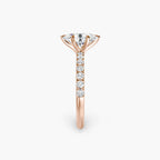 Bianca Solitaire Diamond Ring with Side Stones