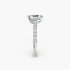 Gabriella Solitaire Diamond Ring with Side Stones