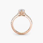 Gabriella Solitaire Diamond Ring with Side Stones