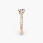 Gabriella Solitaire Diamond Ring with Side Stones