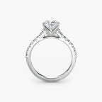 Gabriella Solitaire Diamond Ring with Side Stones