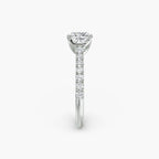 Gabriella Solitaire Diamond Ring with Side Stones