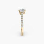 Gabriella Solitaire Diamond Ring with Side Stones