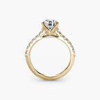 Gabriella Solitaire Diamond Ring with Side Stones