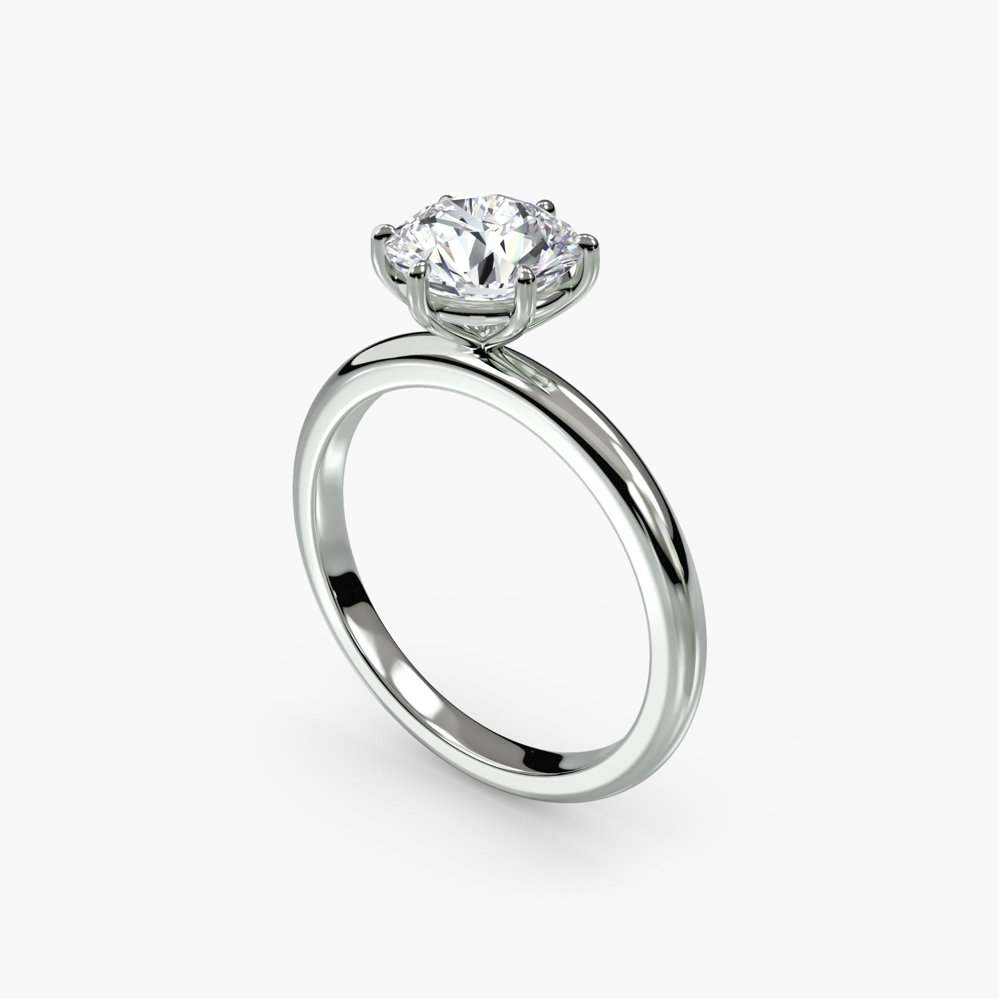 Caterina Solitaire Diamond Ring