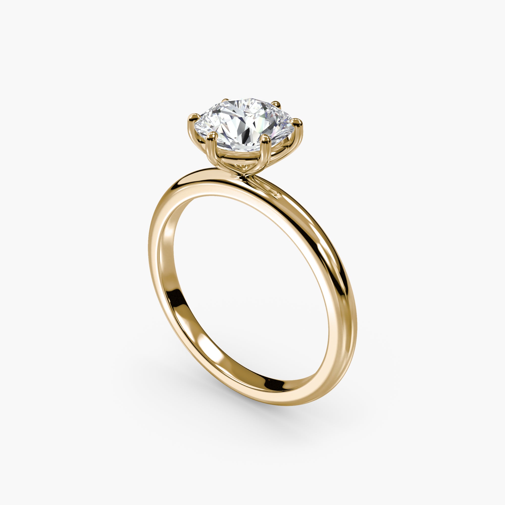 Caterina Solitaire Diamond Ring