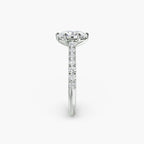 Caterina Solitaire Diamond Ring with Side Stones