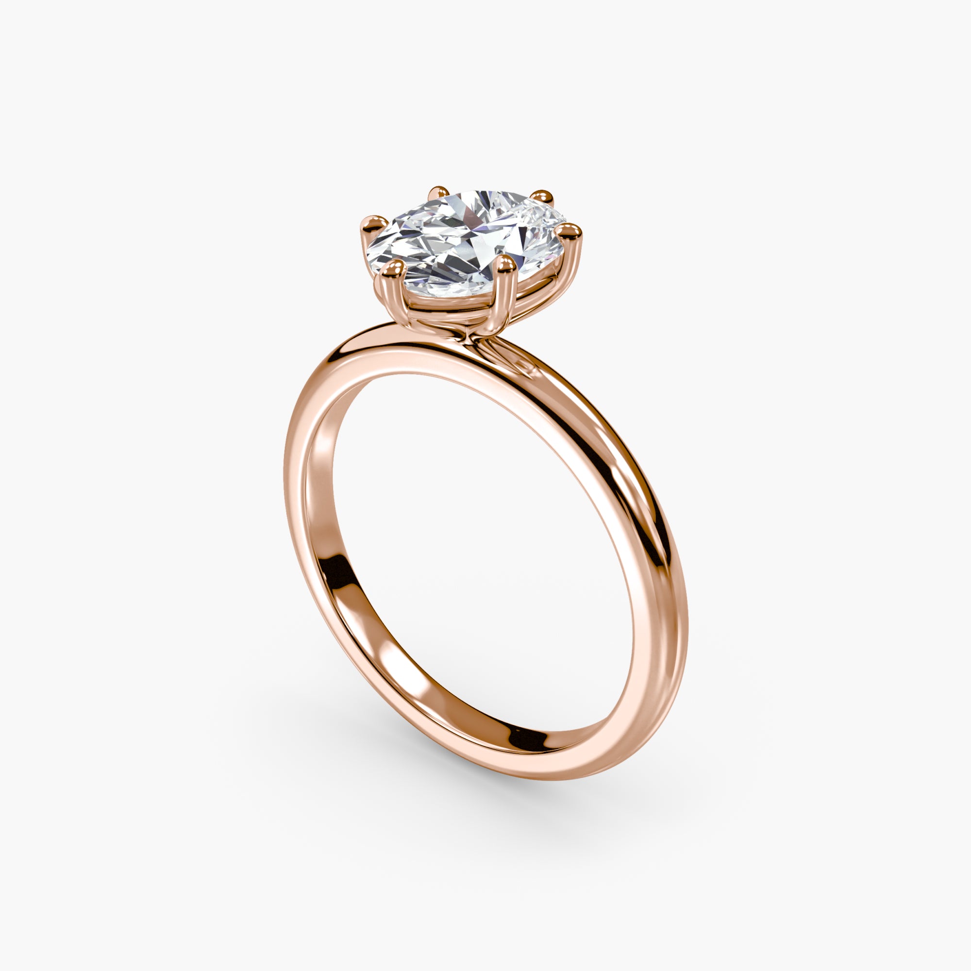 Caterina Solitaire Diamond Ring