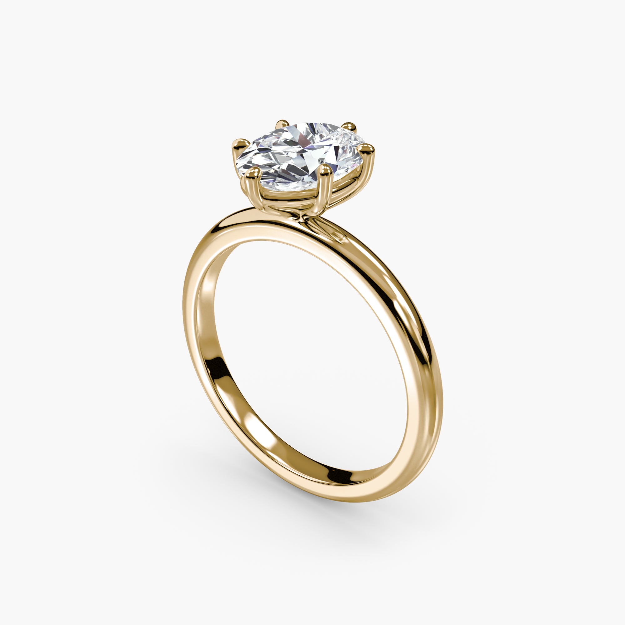 Caterina Solitaire Diamond Ring