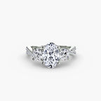 Three-Stone with Pavé Band 2