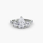 Three-Stone with Pavé Band 3