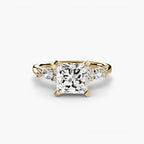 The Floral Accent Solitaire