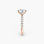 Emilia Solitaire Diamond Ring with Side Stones