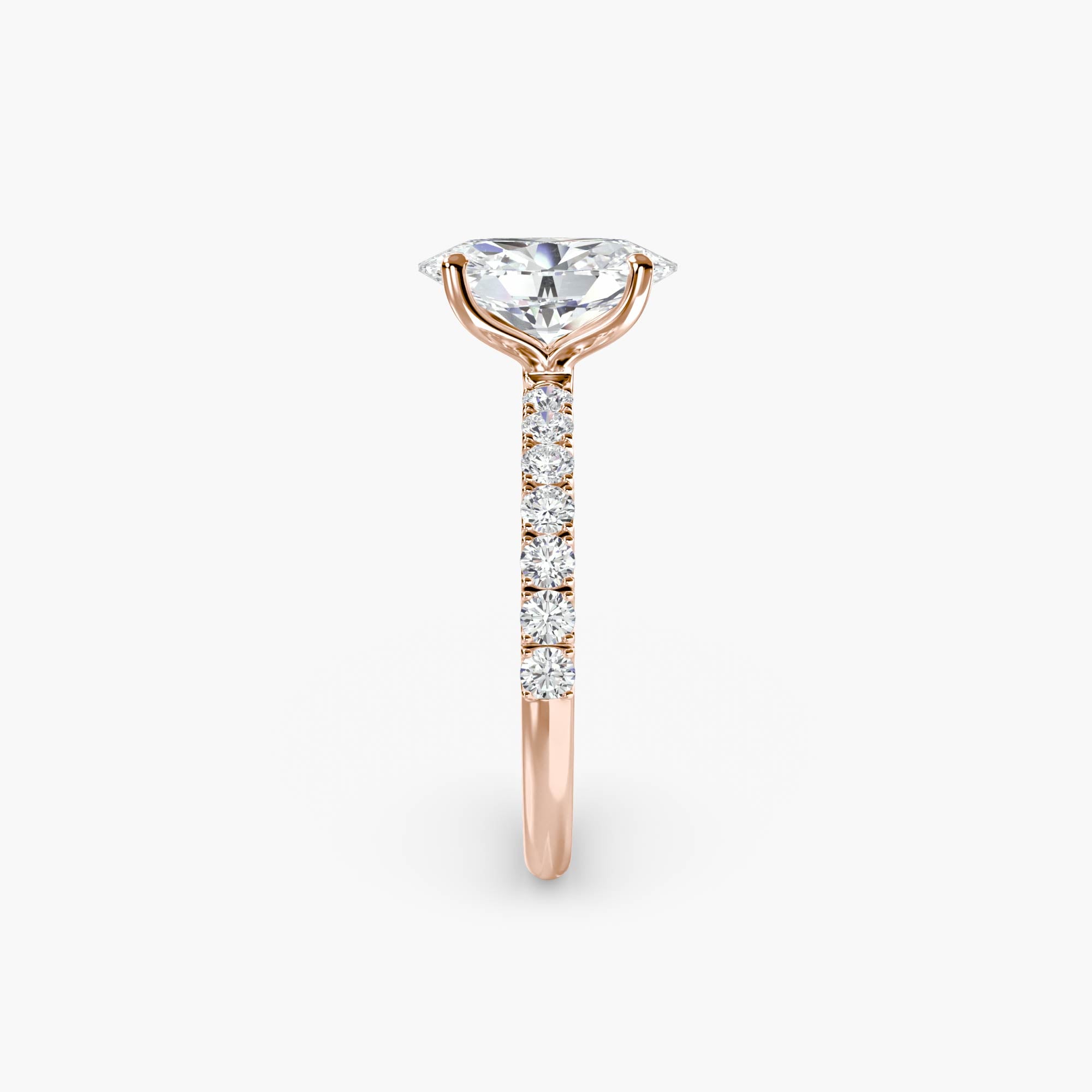 Emilia Solitaire Diamond Ring with Side Stones