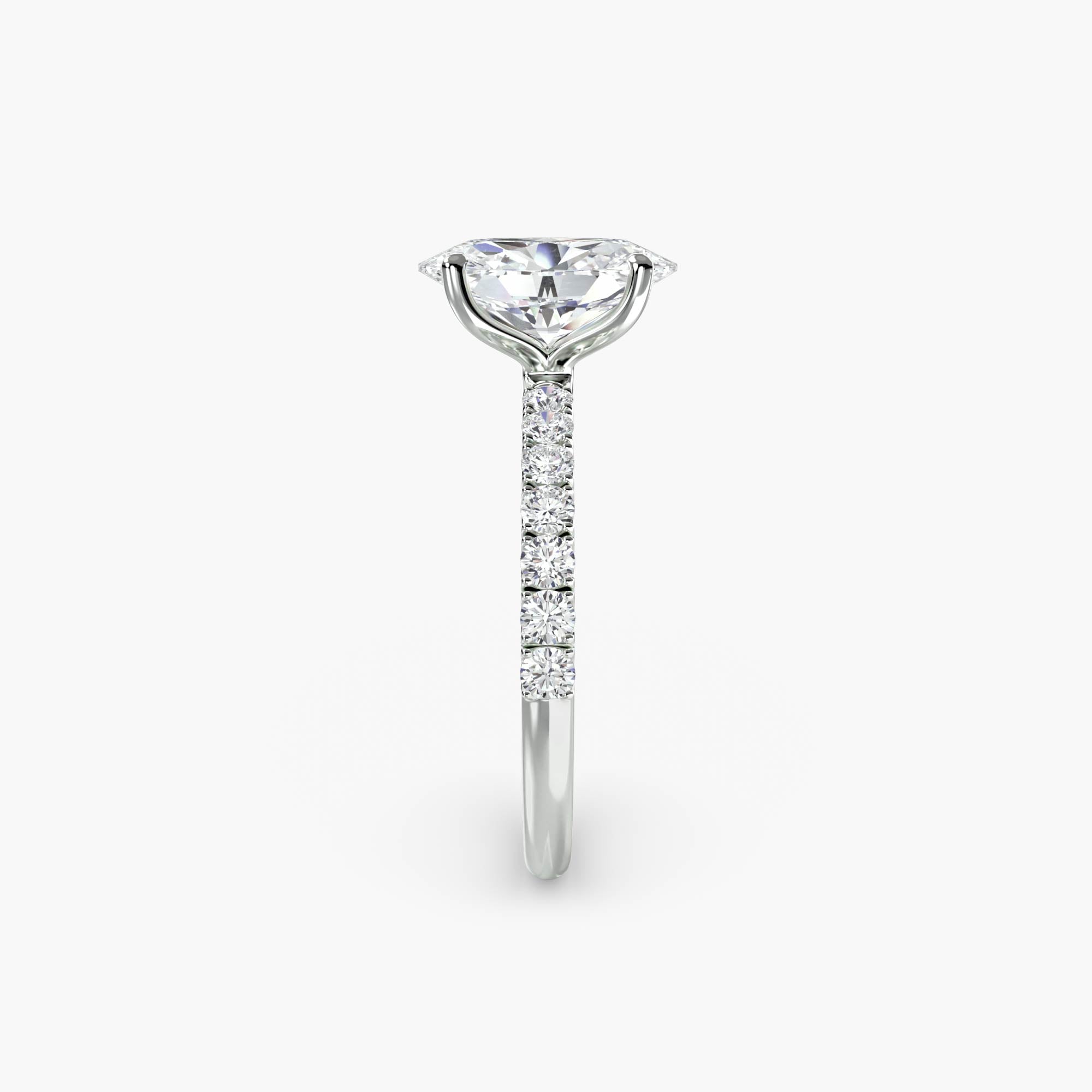 Emilia Solitaire Diamond Ring with Side Stones