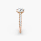 Adelina Solitaire Diamond Ring with Side Stones