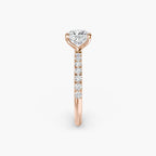 Emilia Solitaire Diamond Ring with Side Stones