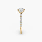 Emilia Solitaire Diamond Ring with Side Stones