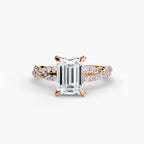 The Twisted Pavé Solitaire