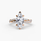 The Twisted Pavé Solitaire