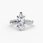 The Twisted Pavé Solitaire