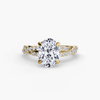 The Twisted Pavé Solitaire