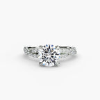 The Twisted Pavé Solitaire