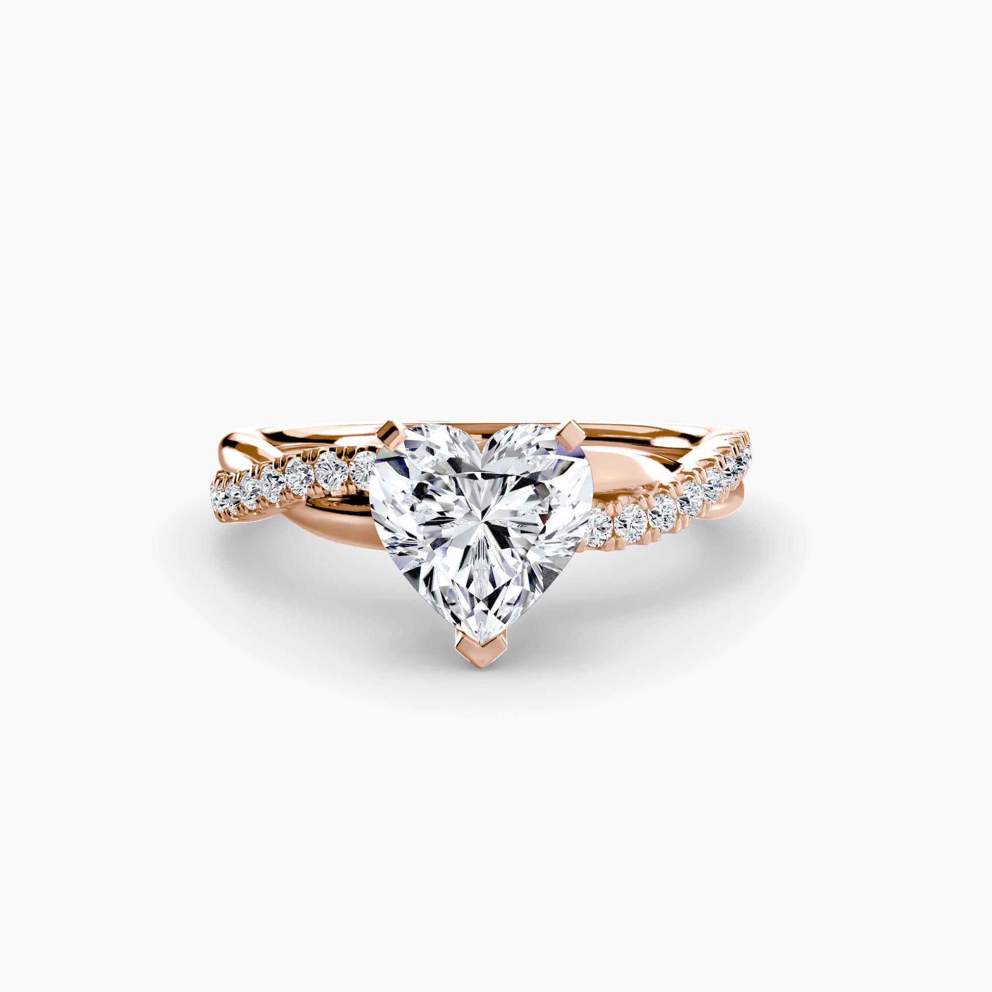 The Emerald cut diamond set band Ring