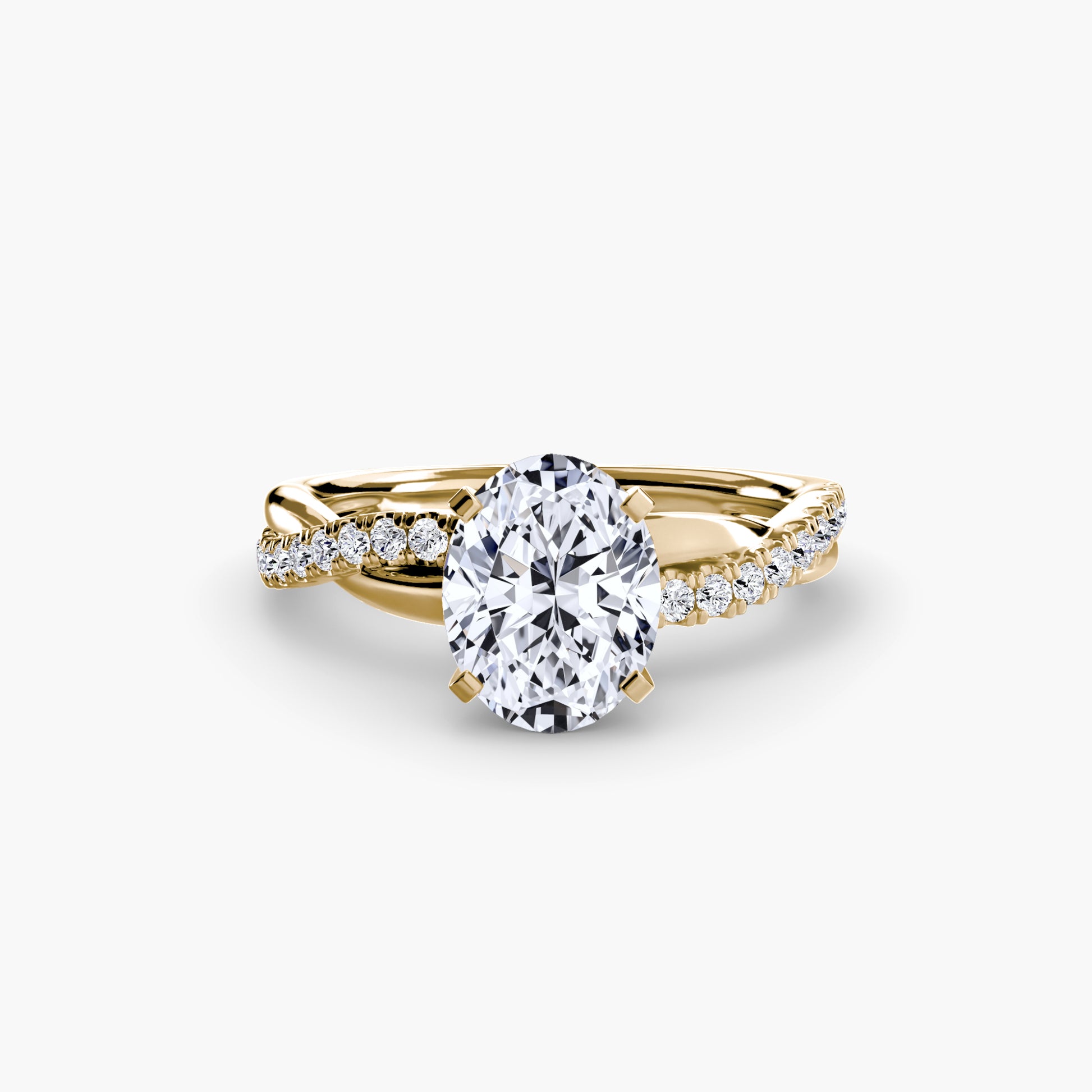 The Emerald cut diamond set band Ring