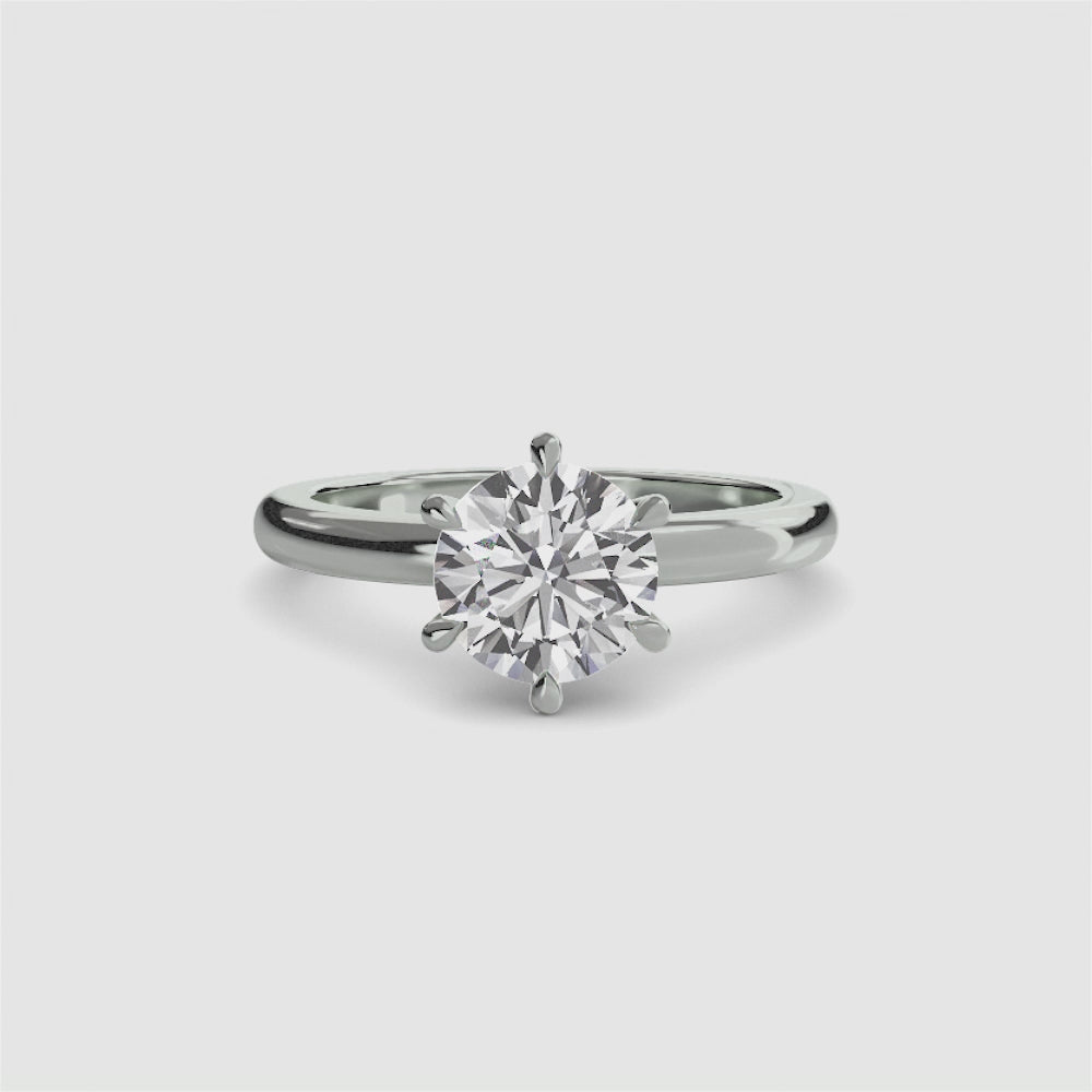 Bianca Solitaire Diamond Ring