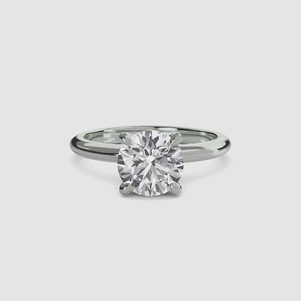 Jacqueline Solitaire Diamond Ring