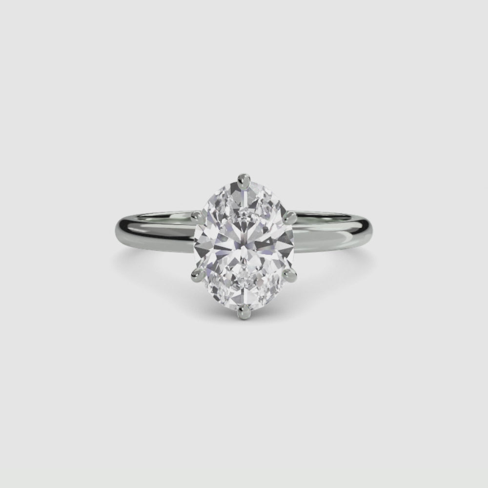 Caterina Solitaire Diamond Ring