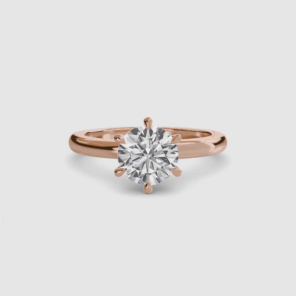 Bianca Solitaire Diamond Ring